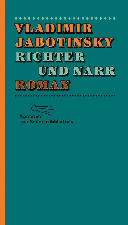 Produktbild Richter und Narr (Deutsch, Vladimir Jabotinsky, 2013)