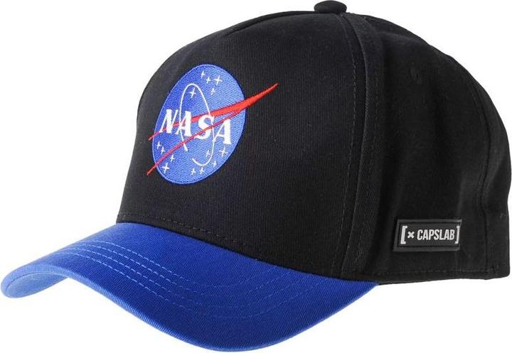 Actual product image Capslab Space Mission NASA Cap CL-NASA-1-NAS2 Black One Size (One size)