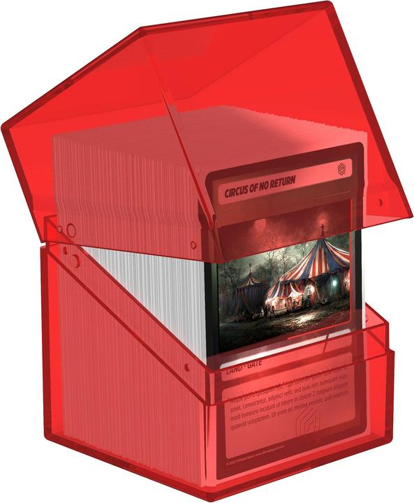 Produktbild Ultimate Guard Boulder 100+ Clear - Ruby