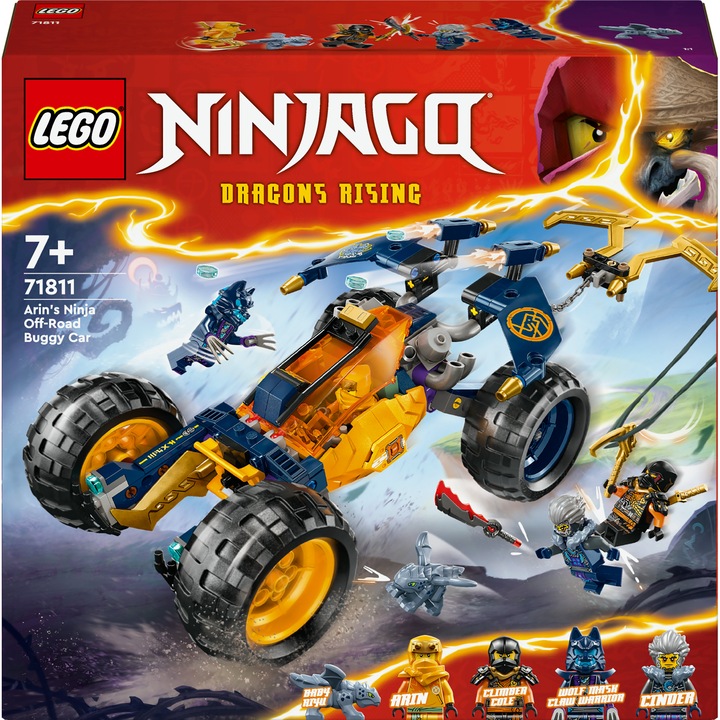 Produktbild LEGO Arins Ninja-Geländebuggy (71811, LEGO Ninjago)
