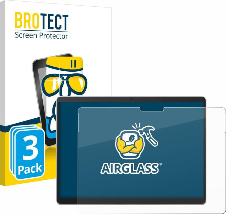 Produktbild BROTECT AirGlass Panzerglasfolie (3 Stk., Microsoft Surface Pro 10)
