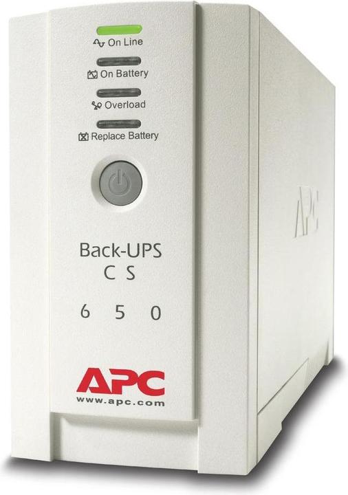 APC Back-UPS Standby (hors ligne) 650 VA 400 W 4 sorties AC (650 VA, 400 W, ASI standby)