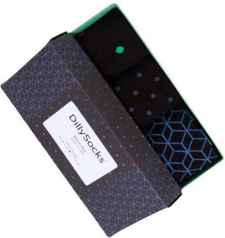 Actual product image DillySocks Black Box (pack of 3, 41 - 46)