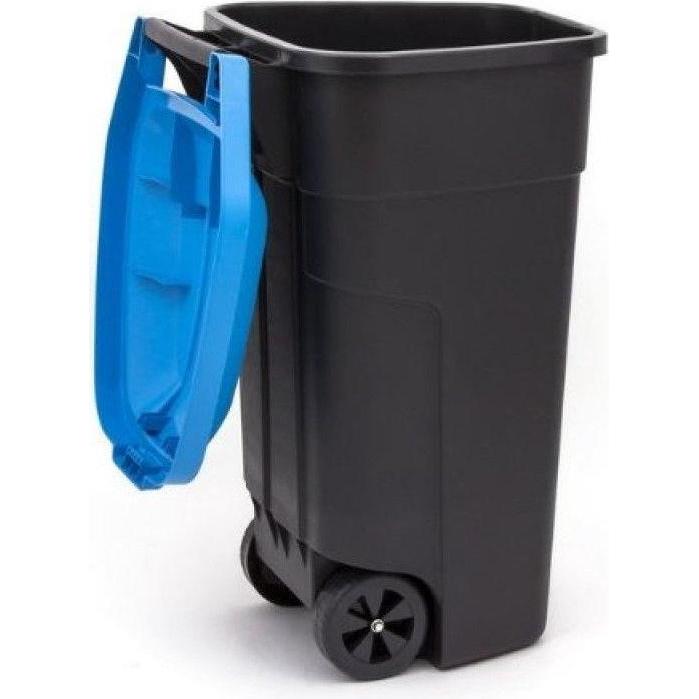 Thumbnail - Curver MOBILE REFUSE BIN O/W 110L BLUE, Abfalleimer, Grau
