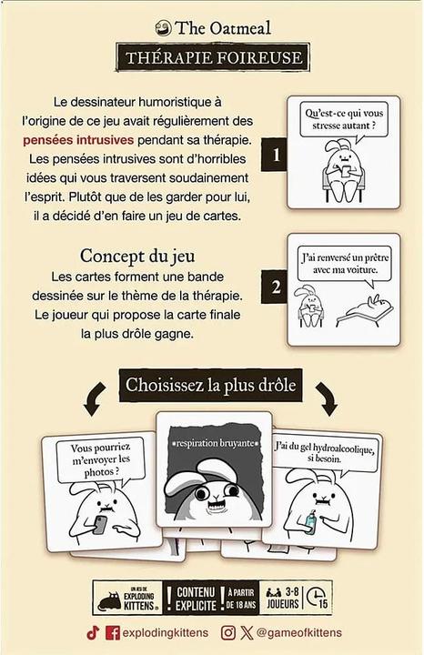 Immagine prodotto Exploding Kittens Therapie Foireuse (Fr) (Francese)