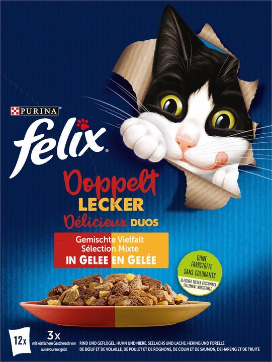 Produktbild Felix Doppelt Lecker (Adult, 12 Stk., 1020 g)