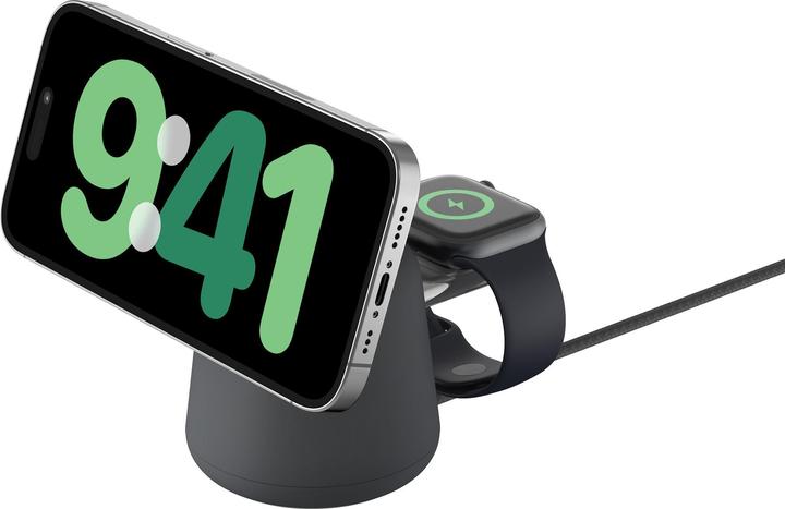 Productafbeelding Belkin BoostCharge Pro 2-in-1 Qi2 oplaadstation (15 W)