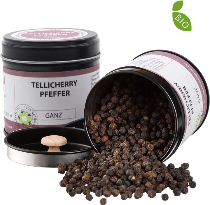 Produktbild Justchili Bio Tellycherry Pfeffer ganz (60 g)