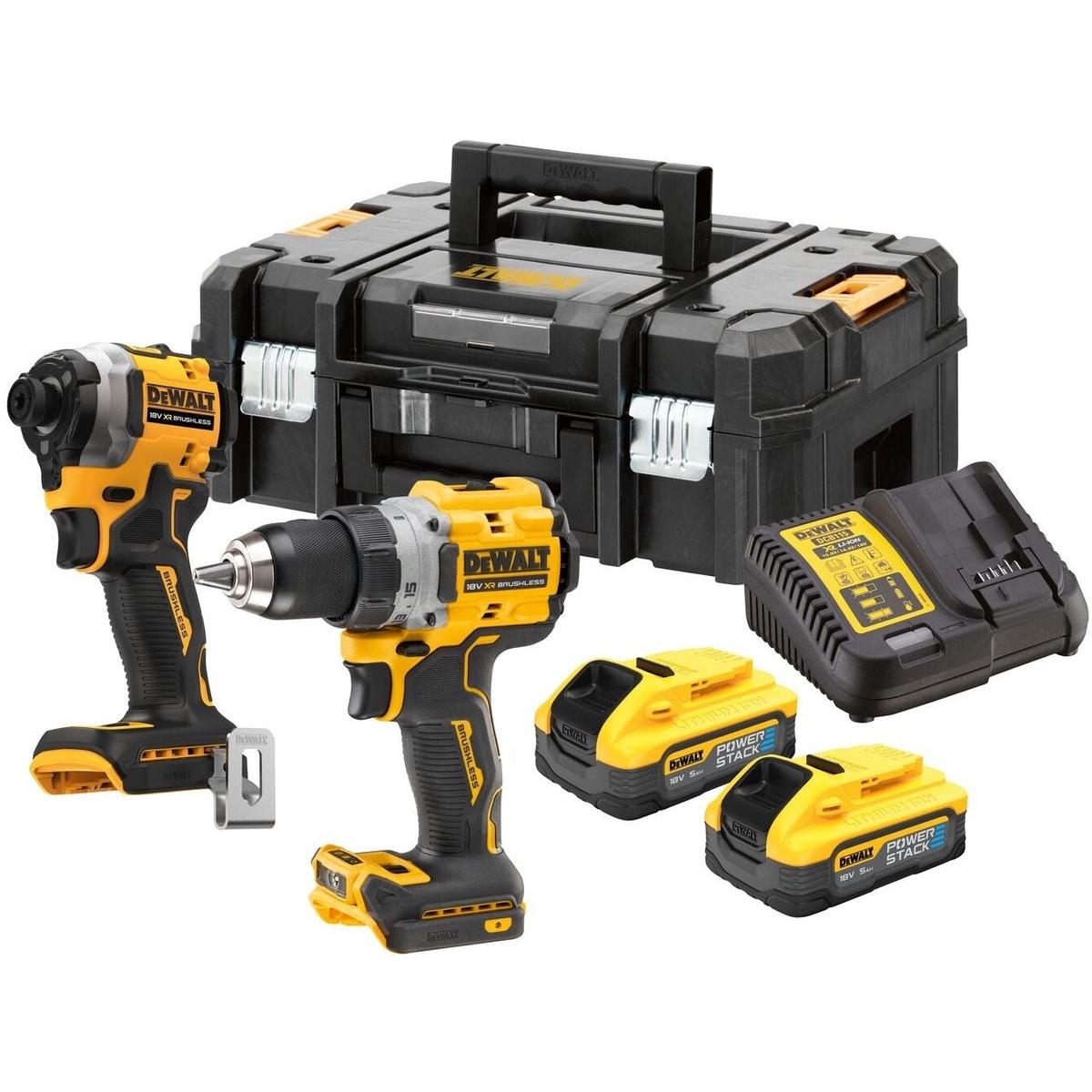DeWalt, Trapano + Avvitatore a batteria, Kit batteria