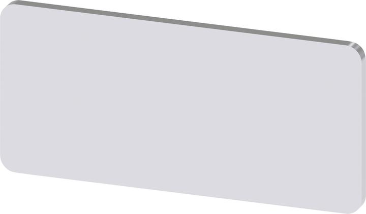 Produktbild Siemens Labeling plate 12.5x27mm, silver