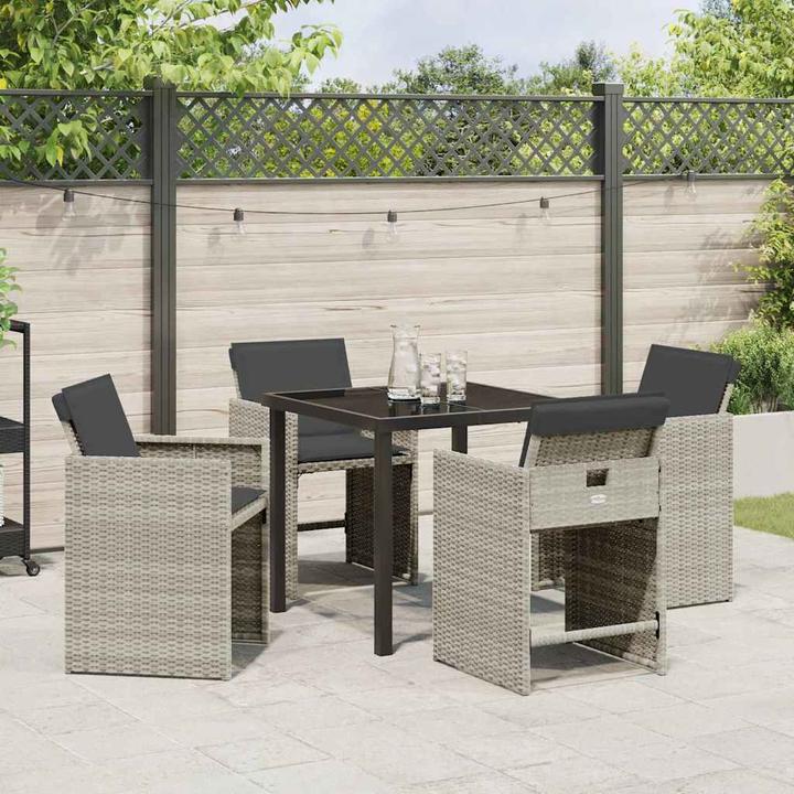 Produktbild vidaXL Garten Essgruppe (80 x 80 x 73 cm)