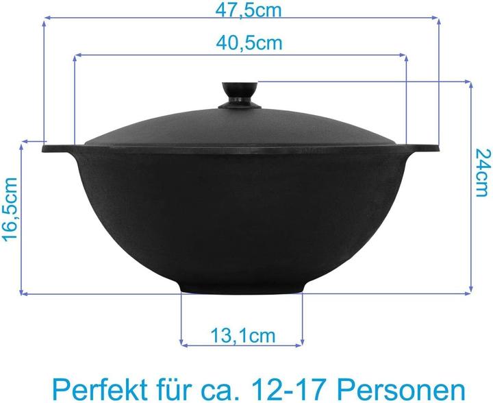 Immagine prodotto Cheffinger Utschak mit Kazan (36 cm)