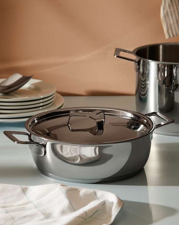 Image du produit Alessi Pots Pans (24 cm, Casserole, Acier inoxydable)