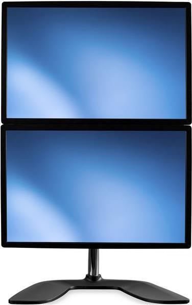 Actual product image StarTech Vertical dual monitor mount - For up to 27 "VESA monitors - Aluminum - Height (Table, 27", 16 kg)