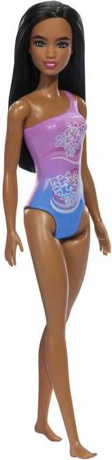 Immagine prodotto Barbie Mattel Κούκλα Beach Costume da bagno blu-viola για 3+ ετών HPV20