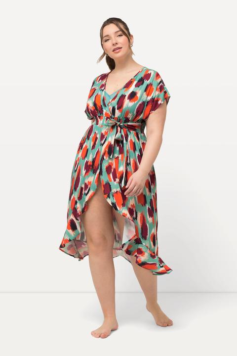 Actual product image Ulla Popken Abstract Print Kaftan (58, 60, 62)
