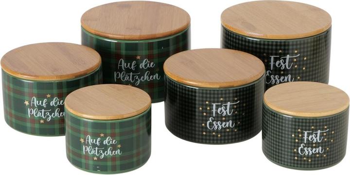 Actual product image Boltze Home Boltze Windsor storage jar 8-10 cm assorted (Set3)