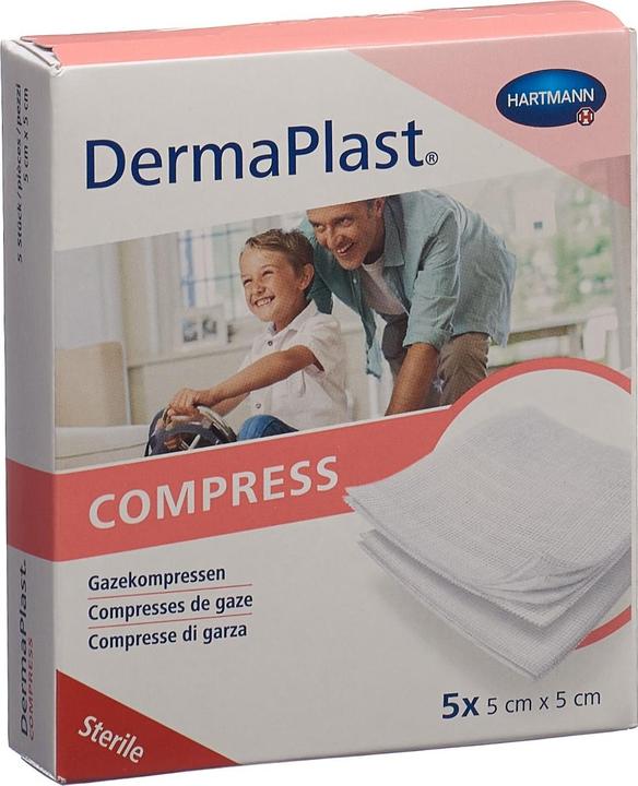Actual product image DermaPlast Sterile folding compresses