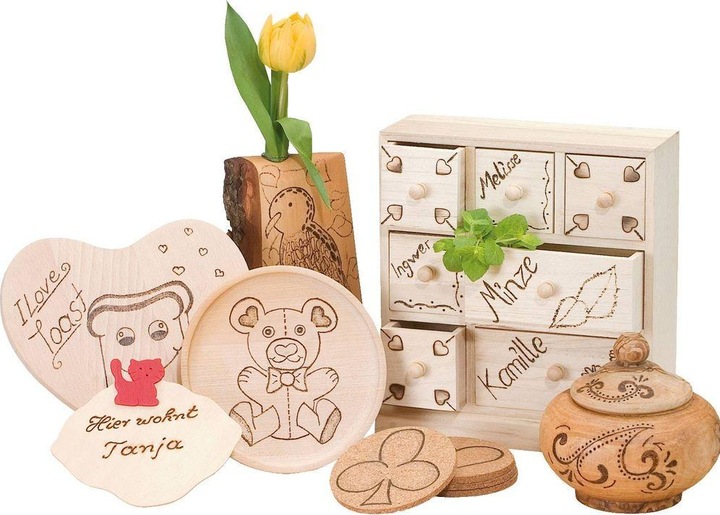 Actual product image Pebaro Wood burning set