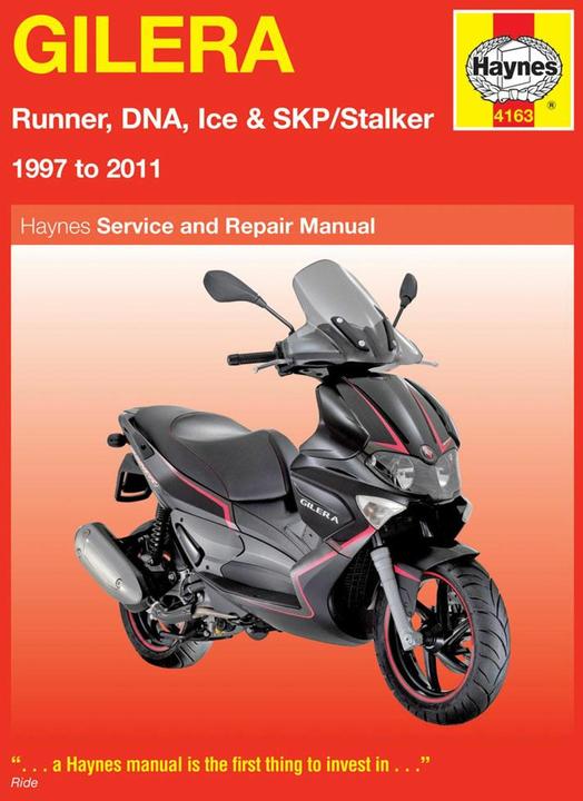 Produktbild Gilera Runner, DNA, Ice & SKP/Stalker Service and Repair Manual (Englisch, Phil Mather, 2011)
