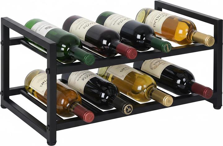 Actual product image Relaxdays winerack (8 bottles, 42.50 x 24.50 x 21.50 cm)