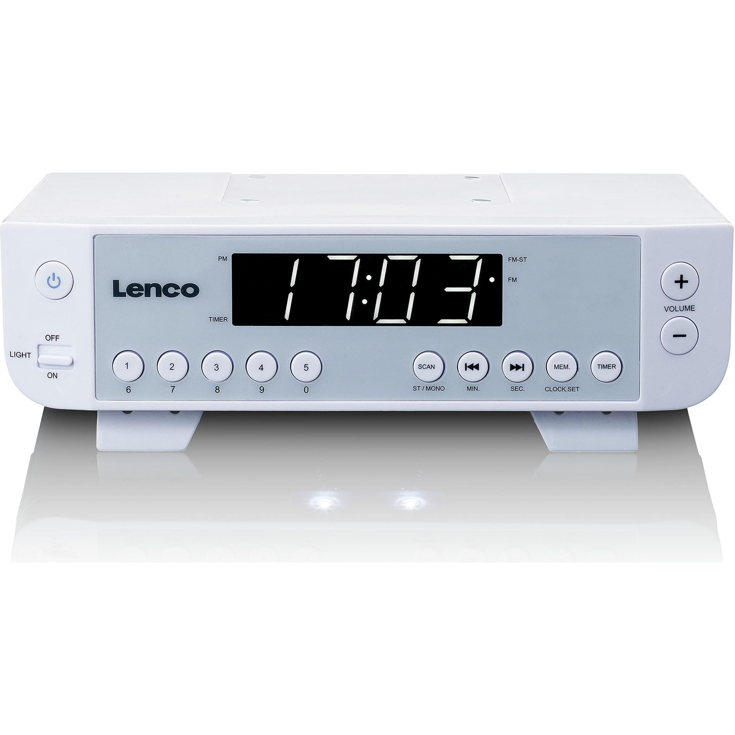 Lenco KCR-11 UKW Küchenradio Weiss (FM), Radio, Weiss