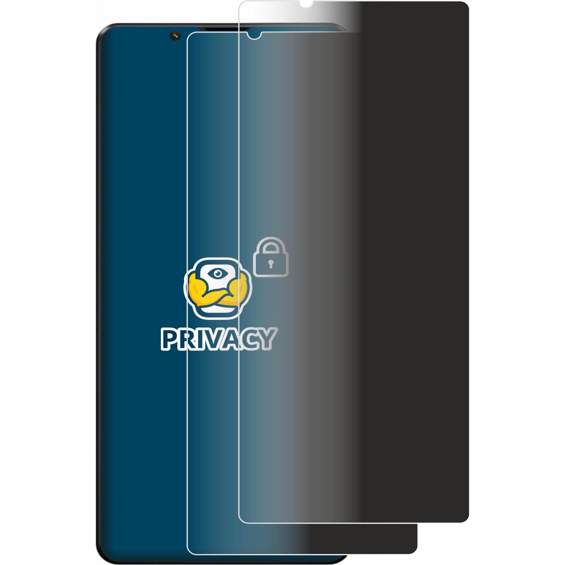 Thumbnail - BROTECT Sichtschutzfolie Anti-Spy Privacy Folie Blaulicht-Schutz (2 Stück, Sony Xperia 1 III), Smartphone Schutzfolie, B...