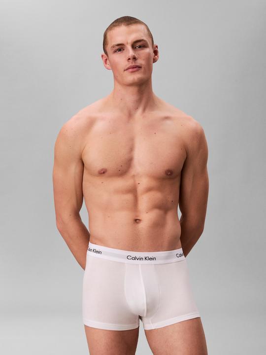 Produktbild Calvin Klein Low Rise Trunk "Cotton Stretch" weiss (M, 3er Pack)