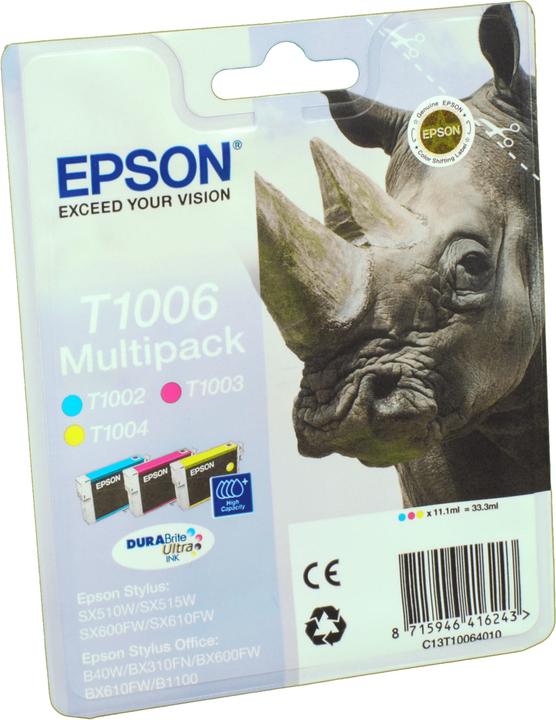 Epson Multipack T1006 DuraBrite Ultra (M, C, Y)