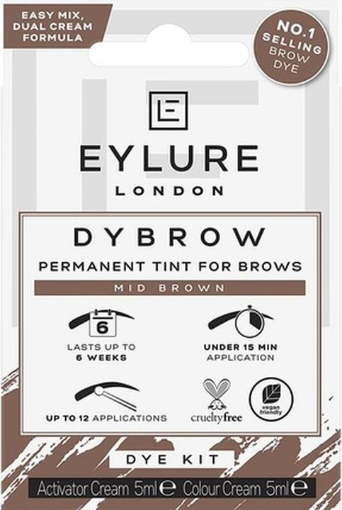 Eylure Dybrow Dye Kit Mid Brown (Mid Brown)