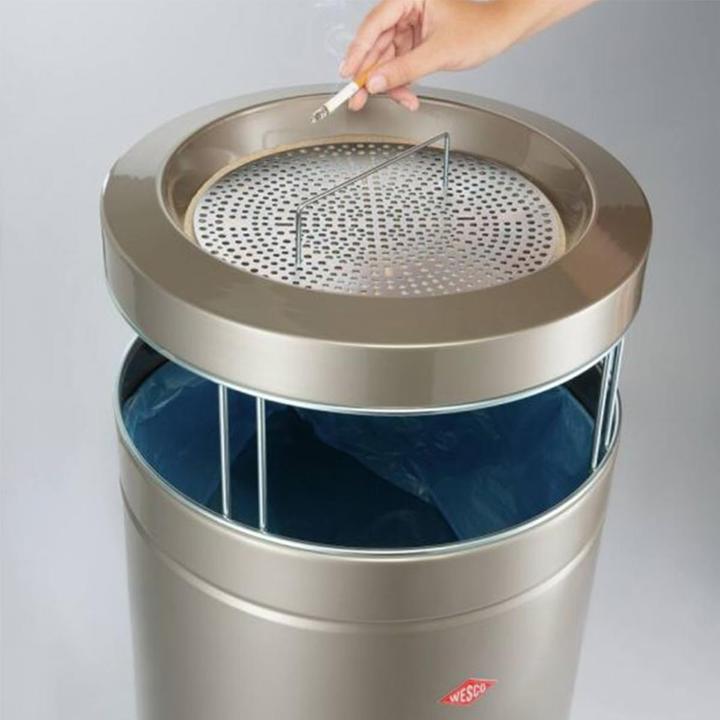 Produktbild Wesco Big Ash Neusilber 120 L