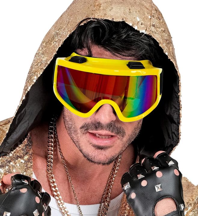 Produktbild Widmann Neon Gelbe 80er Jahre Skibrille
