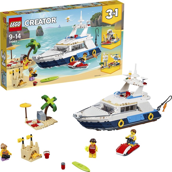 Produktbild LEGO Abenteuer auf der Yacht (31083, LEGO Creator 3-in-1)