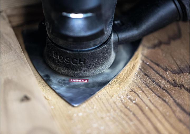 Produktbild Bosch Professional Zubehör EXPERT Sanding Plate AVZ 90 RT10 Blatt für Multifunktionswerkzeuge, 90 mm (100)