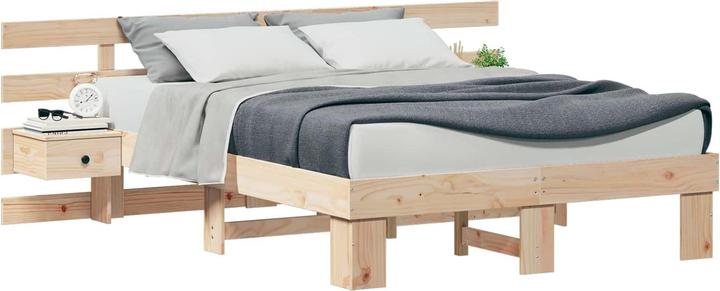 Actual product image vidaXL Platform bed (135 x 190 cm)