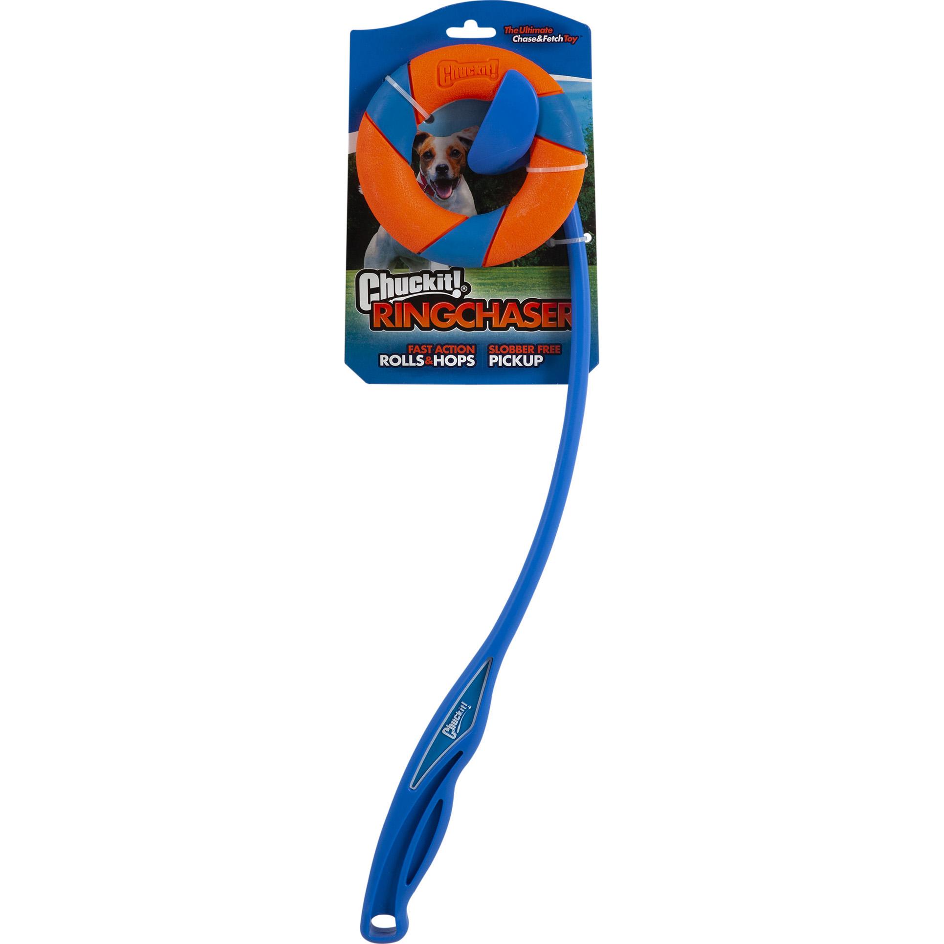 Comparer les prix de Chuckit! CHUCKIT RING CHASER Ringo launcher for dogs 56 cm Blue, Jouets pour chien