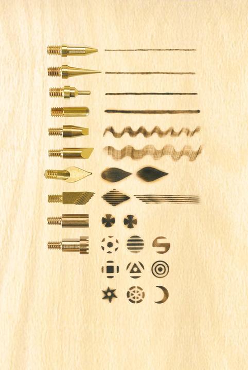 Image du produit Pebaro Kit de pistolets à peinture avec 20 embouts on/o