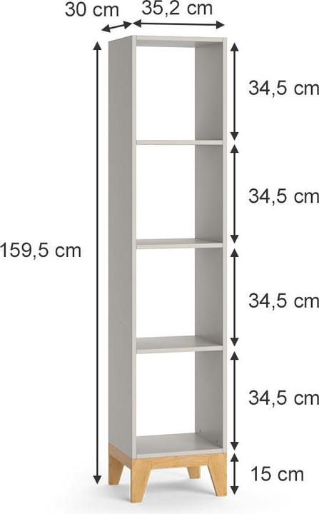 Produktbild VitaliSpa Malia (35.20 x 30 x 159.50 cm)
