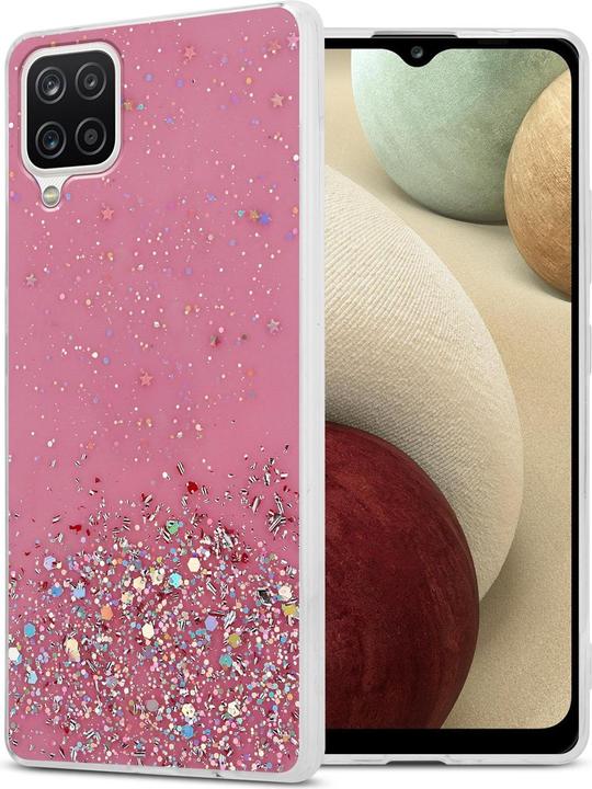Rosa con glitter
