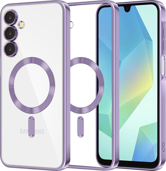 Techsuit - Luxury Crystal MagSafe - Samsung Galaxy A16 4G / A16 5G - Light Purple (Samsung Galaxy A16 5G, Samsung Galaxy A16)