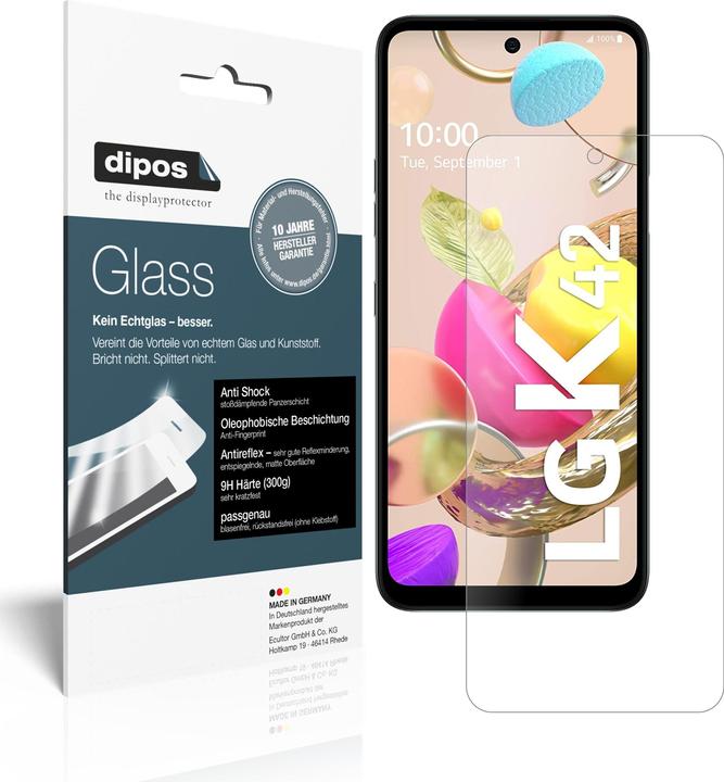 Brotect 2 Pellicole Protettive Opache Per LG K51S - Anti-Riflesso, Anti-Impronta, Made In Germany