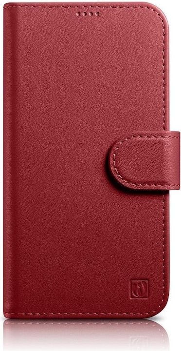 Produktbild iCarer Wallet Case 2 in1 Cover iPhone 14 Plus Anti-RFID Leder Flip Cover Rot (WMI14220727-RD) (Apple iPhone 14 Plus)