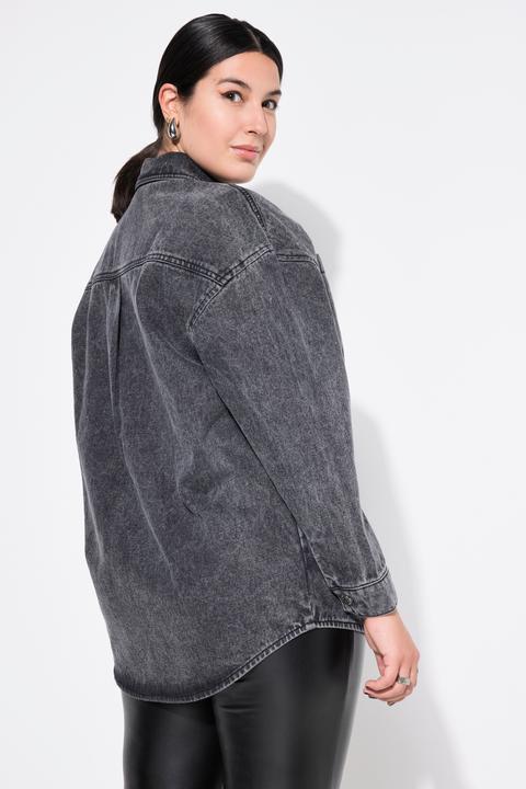 Produktbild Studio Untold Jeanshemd, oversized, Hemdkragen, Langarm (50, 52)