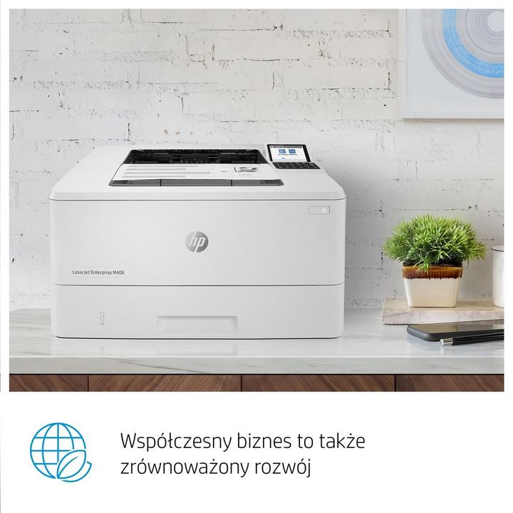 Produktbild HP LaserJet Enterprise M406dn (Laser, Schwarz-Weiss)
