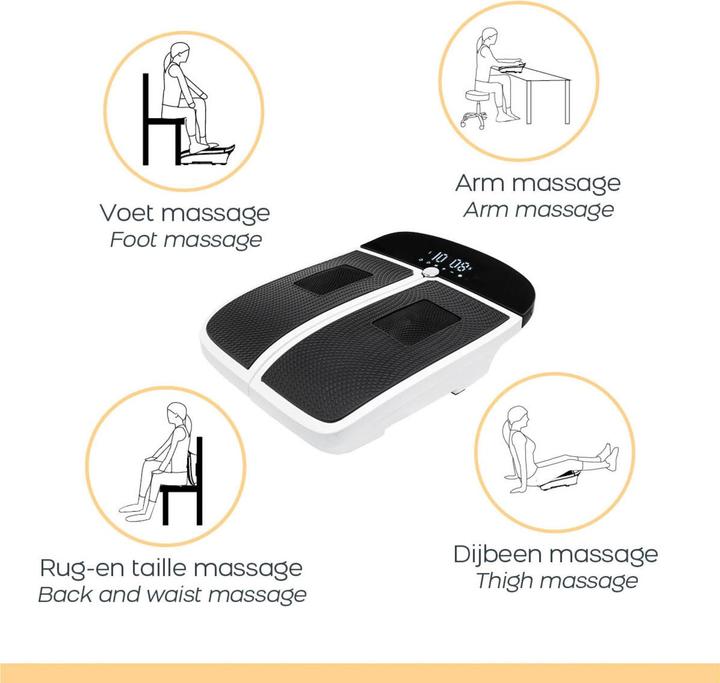 Actual product image Bioenergiser - Vibration Leg Trainer - Wit