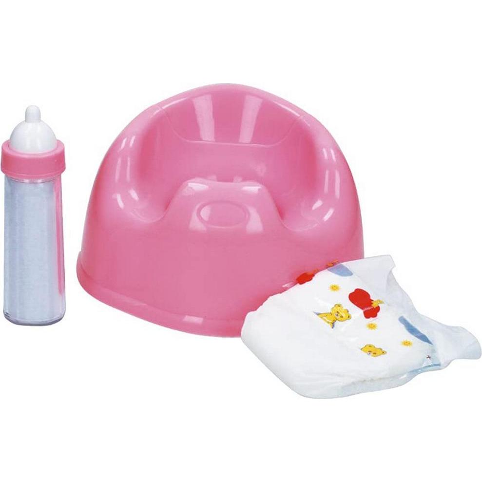 Reig Zubehör für Puppen Baby-Flasche Windel Töpfchen (39358854)