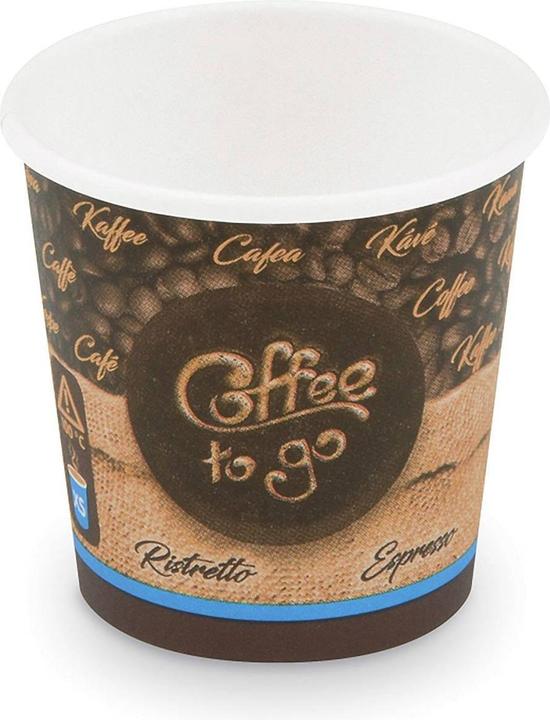 Produktbild Wimex 1000 Stück - 110 ml Einweg-Espressobecher Coffee to go XS - 1 Karton (1000 x)
