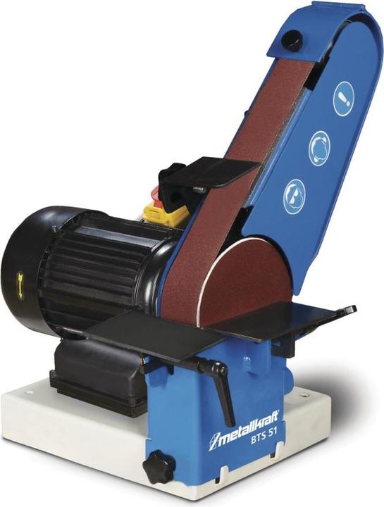 Actual product image Metallkraft Belt and disc sander BTS 51 50 x 1000 mm Sanding disc Ø 150 mm 22 m/s 750 W 230 V50 Hz (Belt sanders, 750 W)