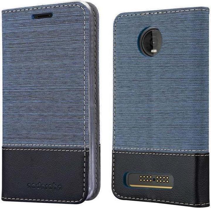 Produktbild Cadorabo Book Jeans Optik Cover (Motorola Moto Z4)