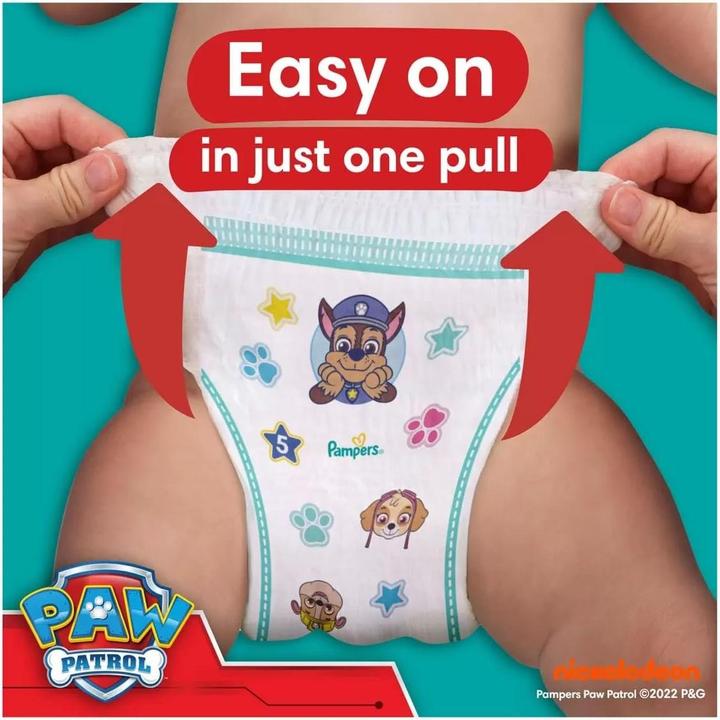 Actual product image Pampers Baby-Dry Pants Paw Patrol (Size 4, Monthly box, 180 pcs.)